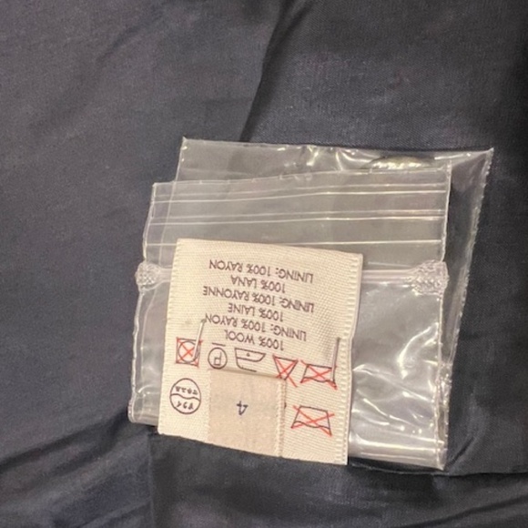 Vintage Calvin Klein Collection Blue womens blazer, NWT. - Picture 10 of 11